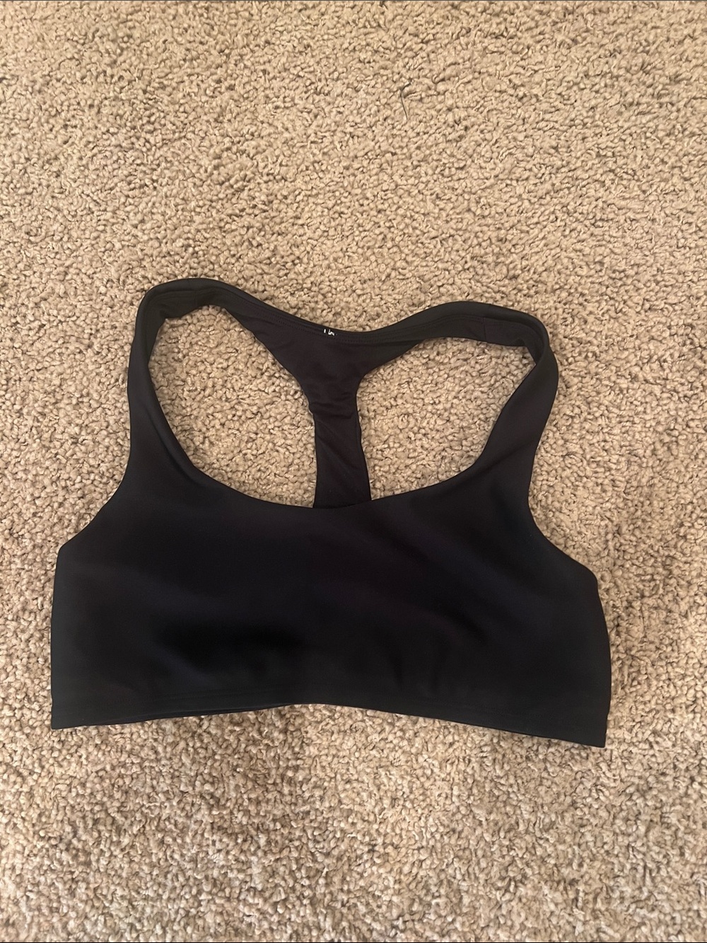 ALO Yoga Black Racerback Sports Bra